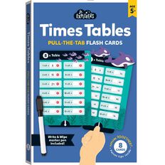 Junior Explorers: Timestable Pull & Learn Flashcards