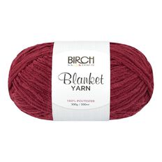 Birch Blanket Yarn 100% Polyester 300G Wine