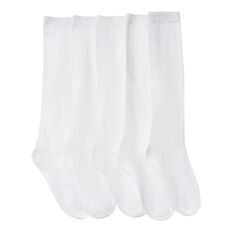 H&H Girls' School Knee High Socks 5 Pack