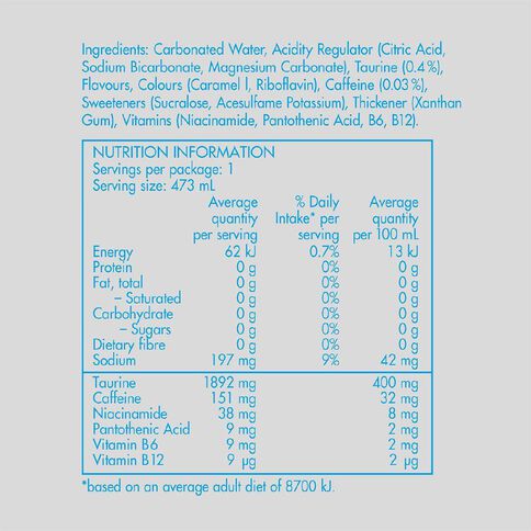 Red Bull Energy Drink Sugarfree 473ml