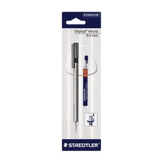 Staedtler Triplus Micro Mechanical Pencil 0.5 With Spare Leads Black