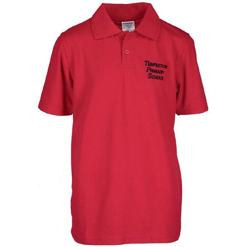 Schooltex Templeton Primary Short Sleeve Polo with Embroidery