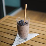 SURV. Eco Friendly Smoothie Paper Straws 20cm Natural 20 Pack