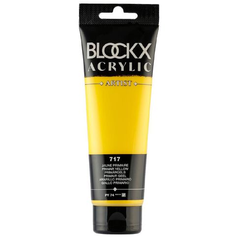 BLOCKX Acrylic Tube Primary Yellow 120ml