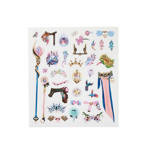 Artwrap Top Model Dress Up Fantasy Sticker Multi-Coloured