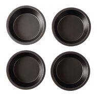 Living & Co Heavy Gauge Non Stick Mini Pie Pan 4 Piece