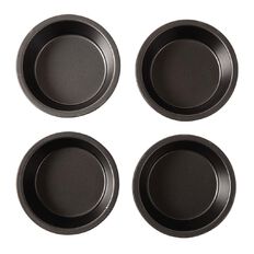 Living & Co Heavy Gauge Non Stick Mini Pie Pan 4 Piece