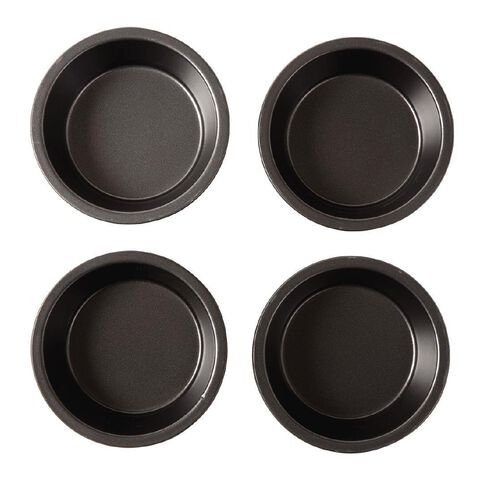 Living & Co Heavy Gauge Non Stick Mini Pie Pan 4 Piece