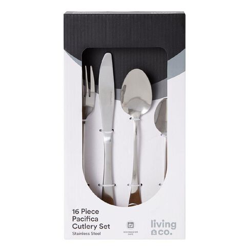 Living & Co Pacifica Cutlery Set Stainless Steel 16 Piece