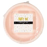 Party Inc Paper Bowls Pastel Pink Mid 20 Pack