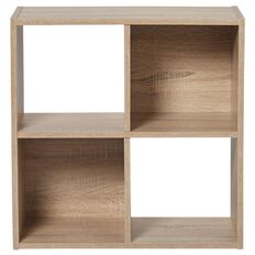 Living & Co Mason 4 Cube Oak Look