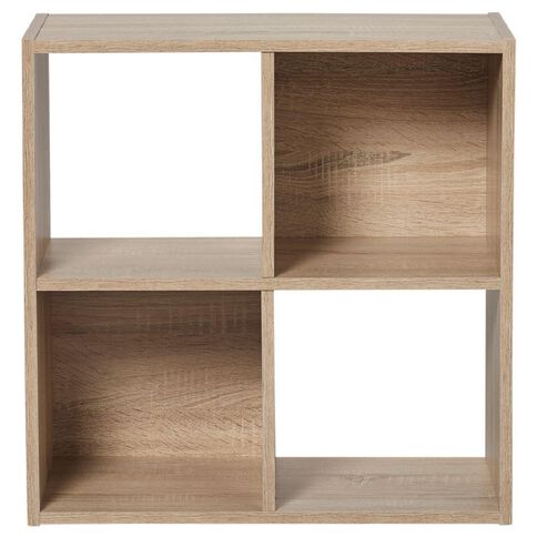 Living & Co Mason 4 Cube Oak Look