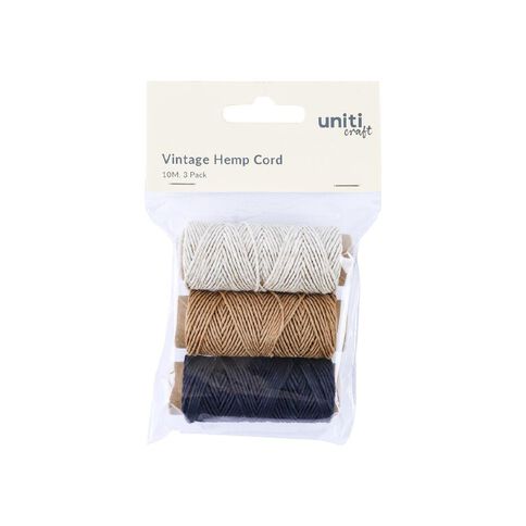 Uniti Hemp Vintage Cord 3 Pack
