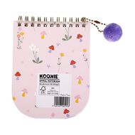 Kookie Mushroom Spiral Small Notebook