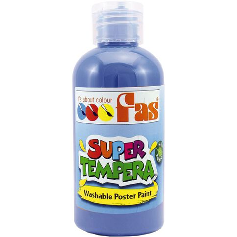 FAS Paint Super Tempera 250ml Blue Mid
