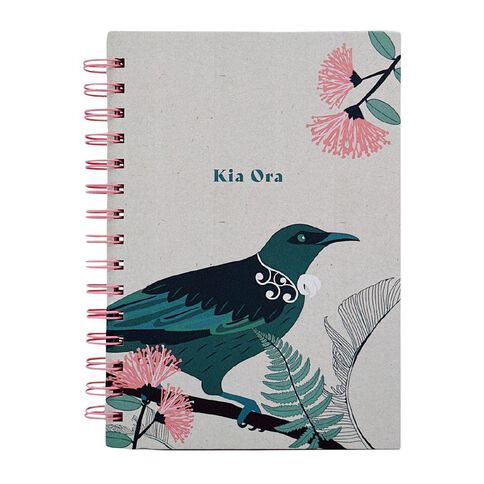 Uniti Boho Spiral Notebook Moss A5
