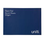 Uniti Sketch Pad 60 Sheets A4