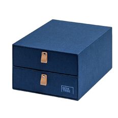 Desk Tribe Linen Desk Drawers Royal/Navy