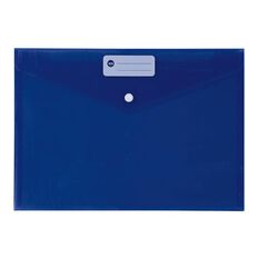 WS Document Envelope Single Dome Blue Mid