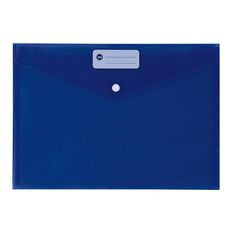 WS Document Envelope Single Dome Blue Mid