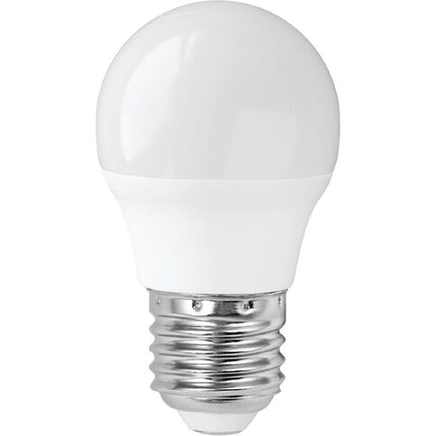 Edapt LED E27 Fancy Round Light Bulb 5.5W Warm White 2 Pack