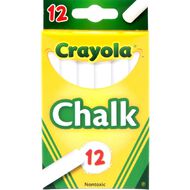 Crayola Chalk 12 Pieces White
