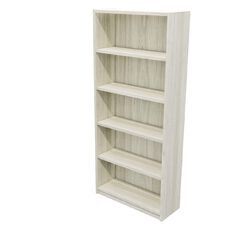 Zealand Commercial 5 Tier Bookcase Coastal Elm