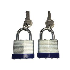 Samson Laminated Padlock 40mm 2 Pack