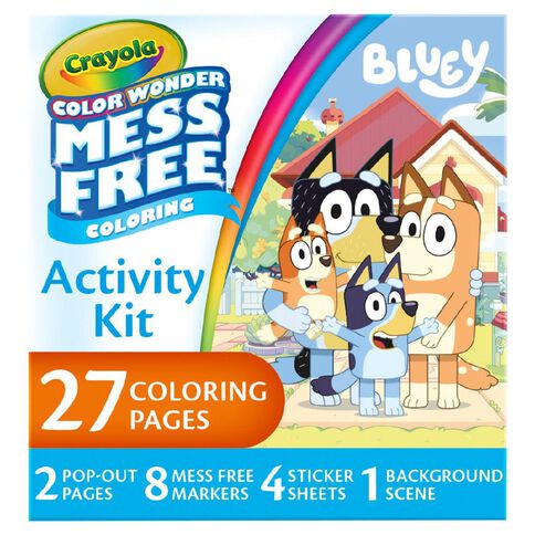 Crayola Mess Free Bluey Activity Kit