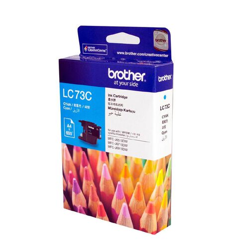 Brother Ink LC73 Cyan (600 Pages)