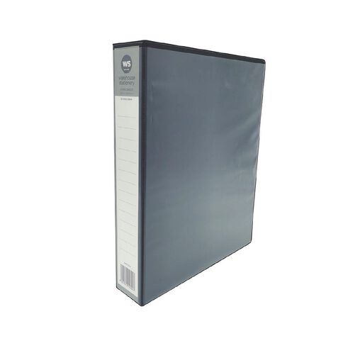WS 3D 38mm Ring binder Black