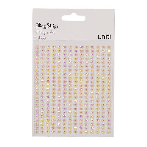 Uniti Bling Strips Holographic