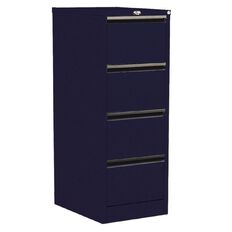 Precision Classic Filing Cabinet 4 Drawer Midnight Blue