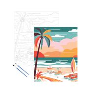 Future Useful Crafty Vacay Vibes Beachscape Paint by Numbers