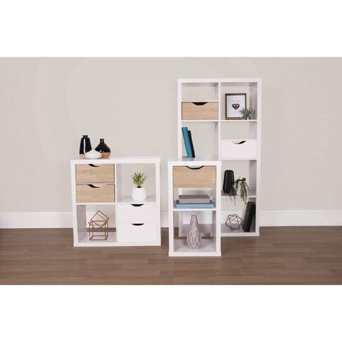 Living & Co Valencia Cube Storage Shelf Insert White