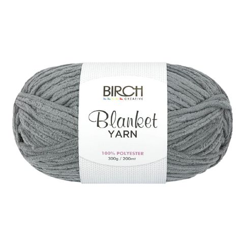 Birch Blanket Yarn 100% Polyester 300G Grey