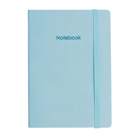 Uniti Colour Pop Soft Touch A6 Notebook Blue Mid
