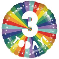 Amscan 45cm Standard Rainbow 3 Today