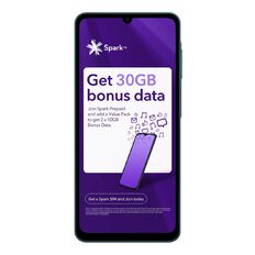 Samsung Galaxy A07 4G with Spark and Skinny SIM Green