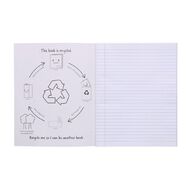 Impact Exercise Book 1L4 7mm Ruled Nature 28 Leaf Red Mid