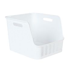 Living & Co Wave Stackable Storage White 21L
