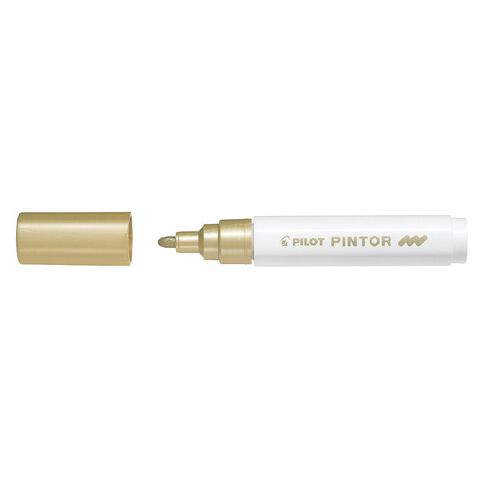Pilot Pintor Marker Bullet Medium 4.5mm Tip Gold