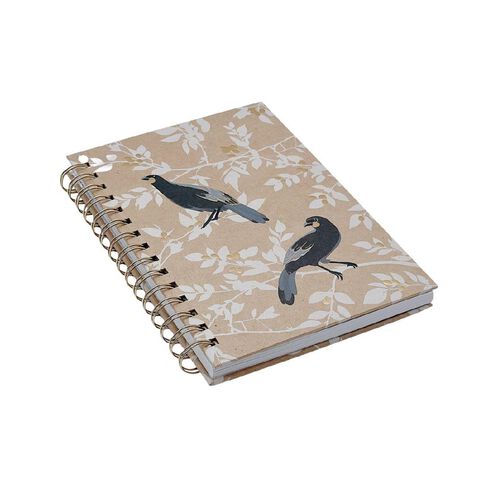 Uniti Blossom Spiral Notebook A5 South Island Kokako