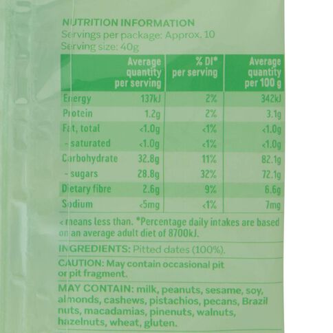 Market Kitchen Dried Dates 400g