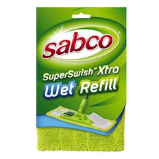 Sabco Super Swish Xtra Wet Mop Refill Green Mid
