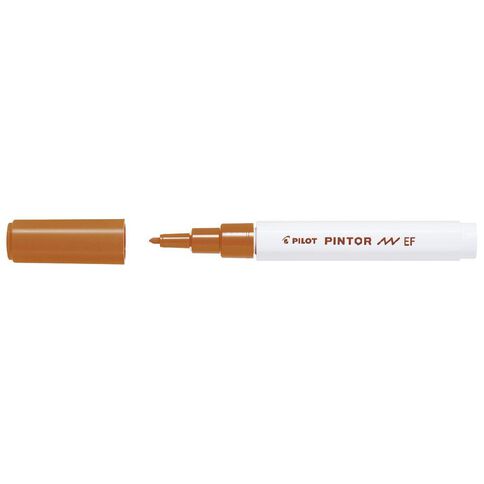 Pilot Pintor Marker Bullet Extra Fine 2.3mm Tip Brown