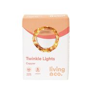Living & Co Twinkle Light Warm 5m Copper