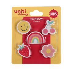 Uniti Kids Rainbow Erasers