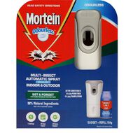 Mortein Indoor and Outdoor Auto Insect Control System Odourless 154G