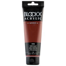 BLOCKX Acrylic Tube Burnt Sienna 120ml